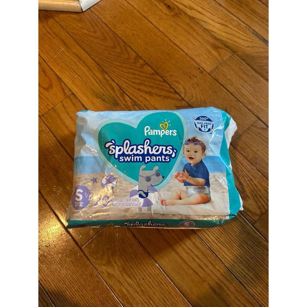 New‎ pampers splashers Swim Diapers Small  20 pack